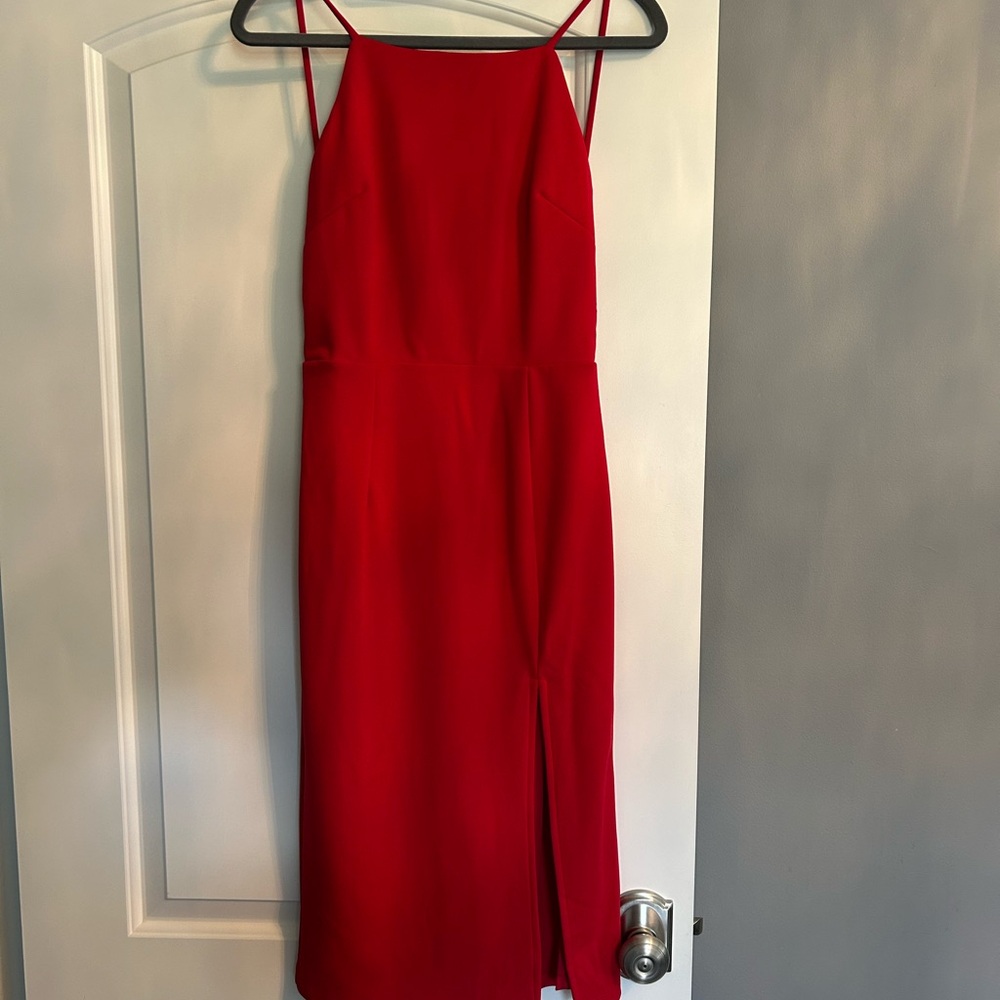 Elegant Lulu’s Red Sleeveless Dress